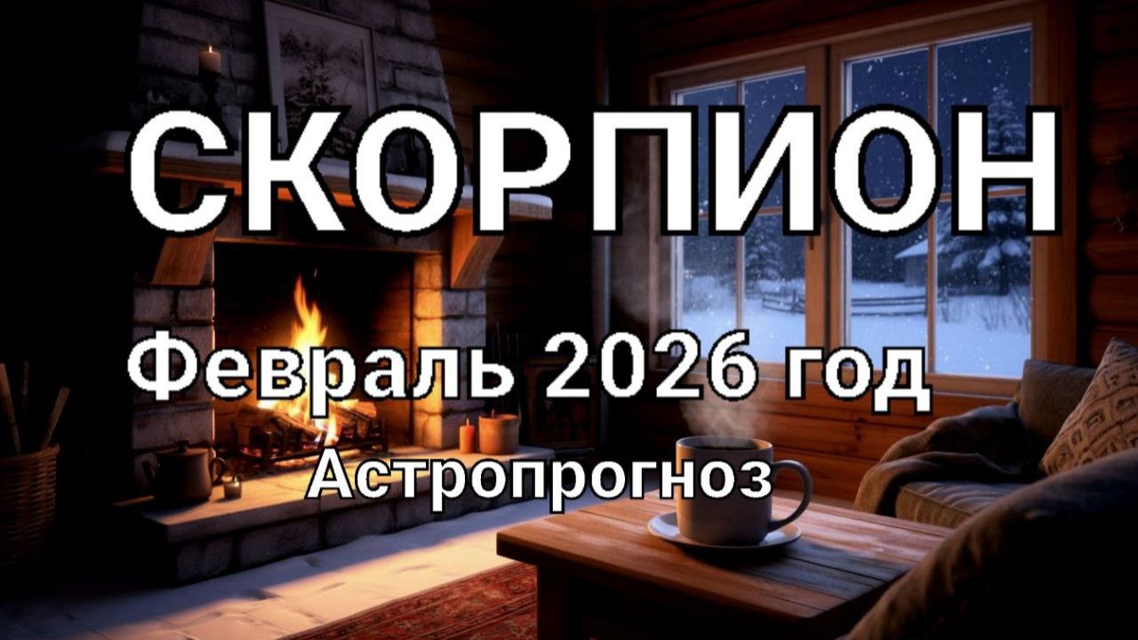 СКОРПИОН. Февраль 2026 год. Астропрогноз смотреть онлайн