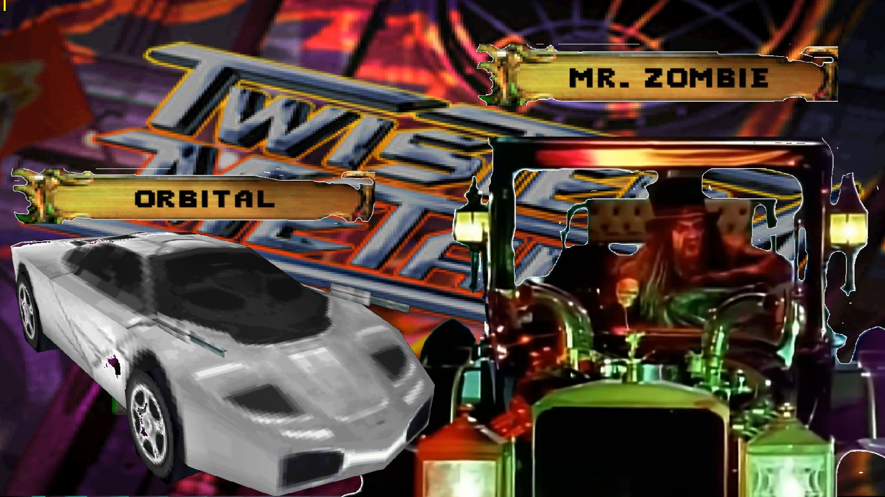 Twisted Metal 4 (PS1) Two Players Co-op Tournament: Orbital & Mr. Zombie смотреть онлайн