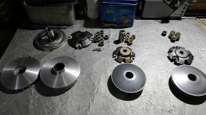 Вариатор YP250 в сравнение 157qmj 161qmk 163qmk