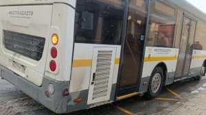 ЛиАЗ 4292.60 на 28 маршруте.Прибытие и Отправление от остановки Манеж в г.Звенигород