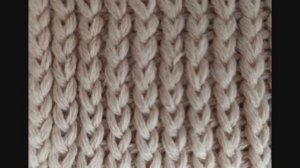 Идеальная односторонняя резинка. Спицы