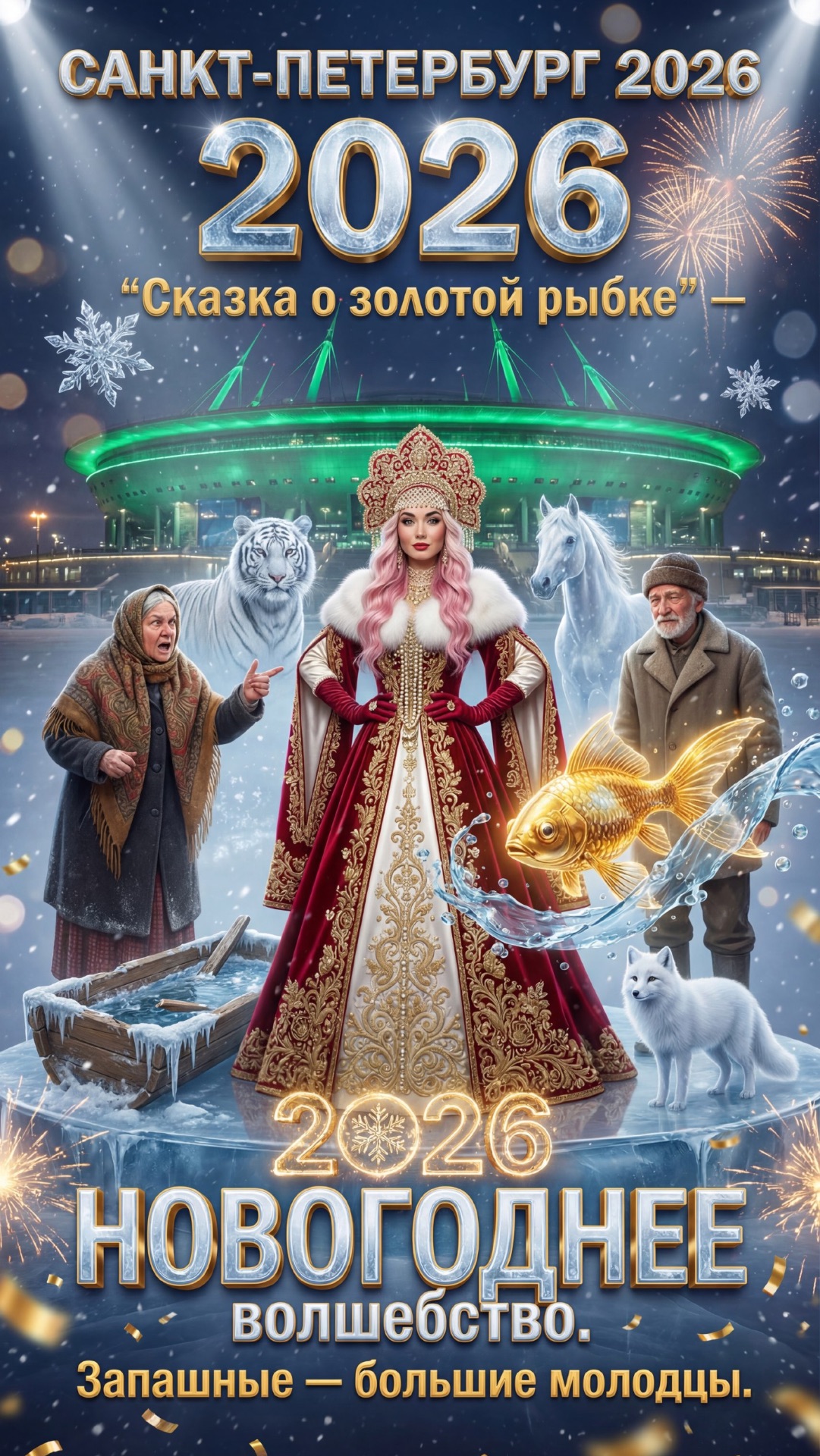 И пусть этот год начнётся с волшебства.