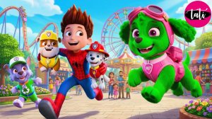 Щенячий патруль и Маршалл. Залипательное видео. Мультфильм для детей и малышей. Анимация 46