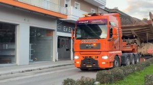 Невероятный тяжелый груз: Самосвал Cat 777C перевезен по суше и морю | 800 км - 4k