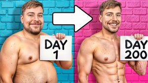 Mr.BEAST (МИСТЕР БИСТ) ПОХУДЕЙ НА 45 КГ ЗА ГОД И ВЫИГРАЙ 250000$ ВИДЕО НА РУССКОМ 2025 2026