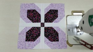 Блок «Бабочка в цветах»! Как создать весеннее настроение в пэчворке с помощью одного красивого узора