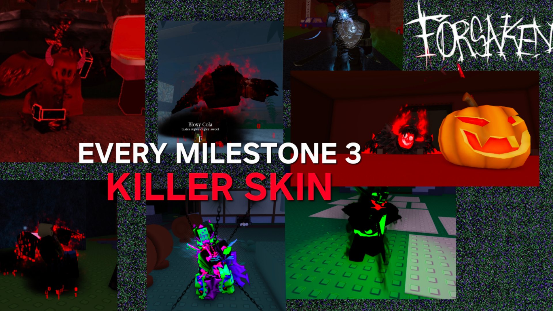 Все Milestone 3 на киллеров в Forsaken ( описание )