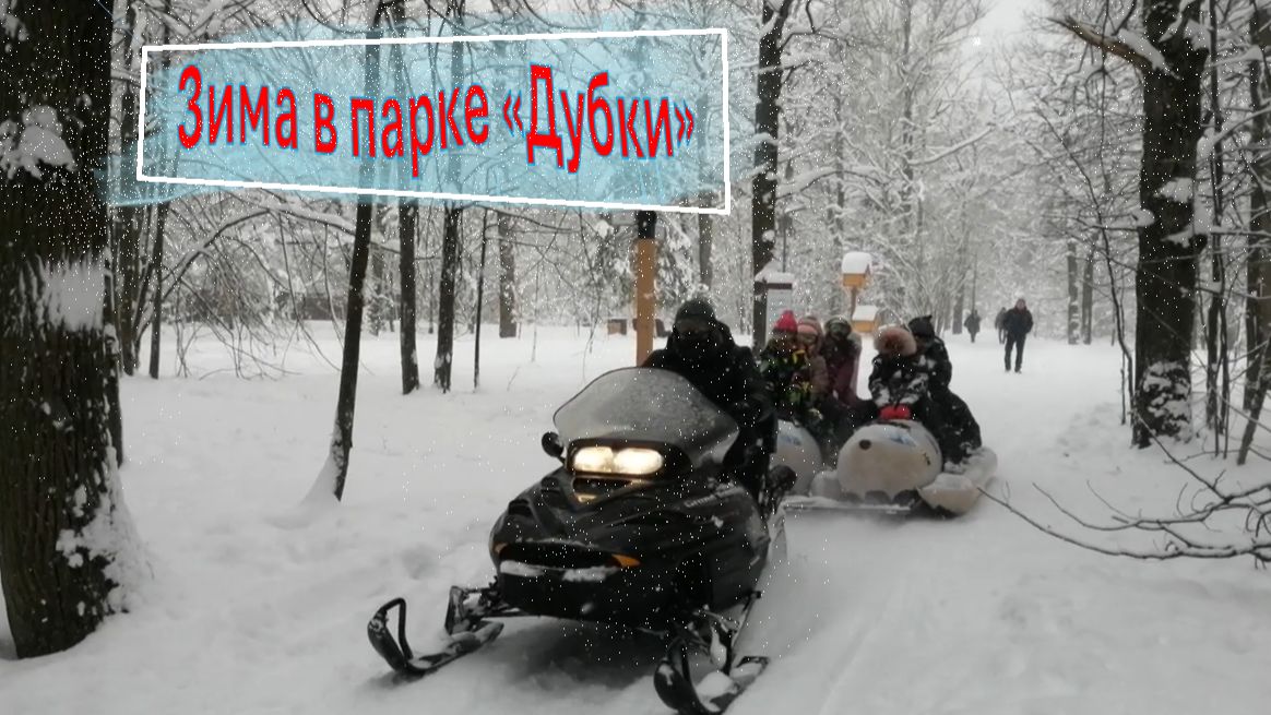 Зимняя романтика парка "Дубки"