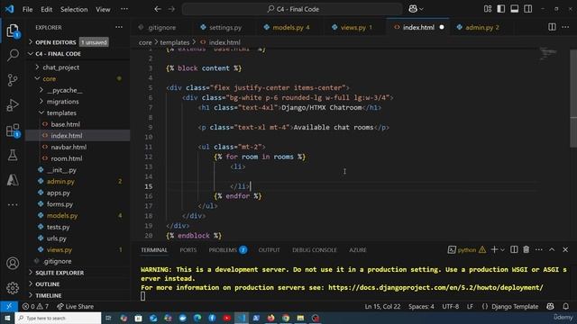 4 - Chat Room list page смотреть онлайн