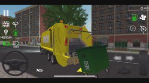 Работаю на новом мусоровозе Мерседес! Собираю мусор в Trash Truck Simulator. Работа мусоровоза.