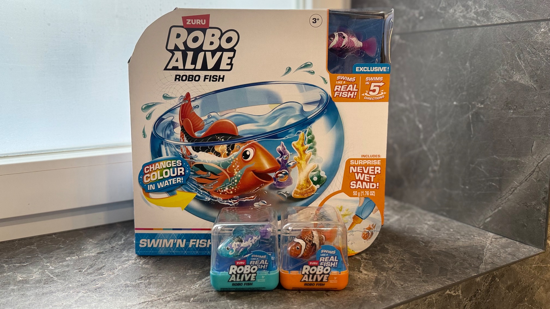 Обзор Игрушки роботы рыбки от ZURU robo alive подарок на Новый год аквариум смотреть онлайн