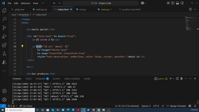 15 - hx-boost for Progressive Enhancement смотреть онлайн