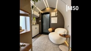 Капсульный дом из алюминия. Модель М50