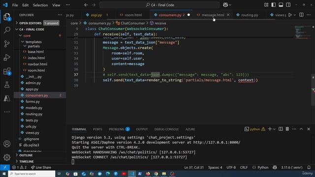 13 - Creating HTML Fragment as WebSocket response смотреть онлайн