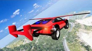 Эпичные высокоскоростные прыжки на автомобилях – BeamNG Drive / CrashBoomPunk