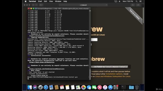 3. Initial Setup and First Program on Mac OSX смотреть онлайн