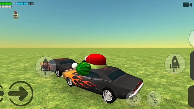 Самые странные и смешные баги с машиной в Чикен ган. смотреть онлайн