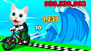 ПОБЕГ ОТ ЦУНАМИ НА ВЕЛОСИПЕДЕ В РОБЛОКС КОТЁНОК КРОНОС