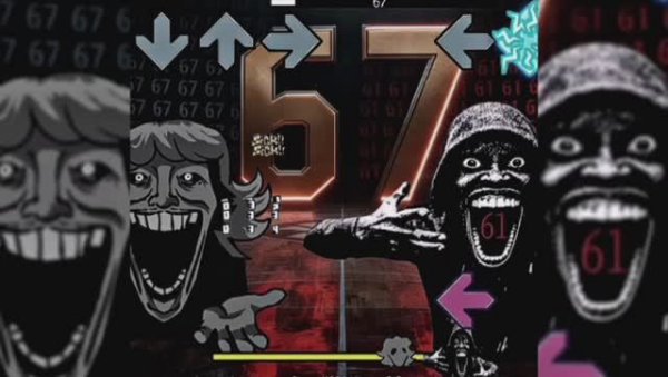 Friday Night Funkin' - 67 VS 61 (Meme Song Remix) 1 Hour