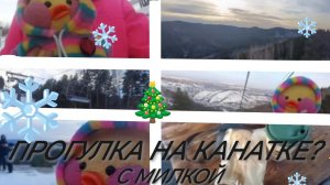 ПРОГУЛКА НА КАНАТКЕ С МИЛКОЙ!!!  НАШ ДЕНЬ✨🎀)