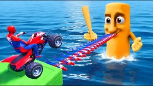 Машинки летают и прыгают! Развивающие мультики Машины помощники. Мультфильмы про машинки