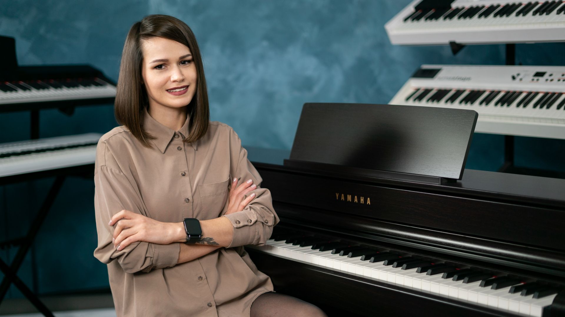 Полный разбор флагмана Yamaha Clavinova CLP-835. За что платить? смотреть онлайн