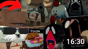 😱Самый ЖУТКИЙ Режим По ЧИКЕН ГАН в РОБЛОКС! [DEN19K]