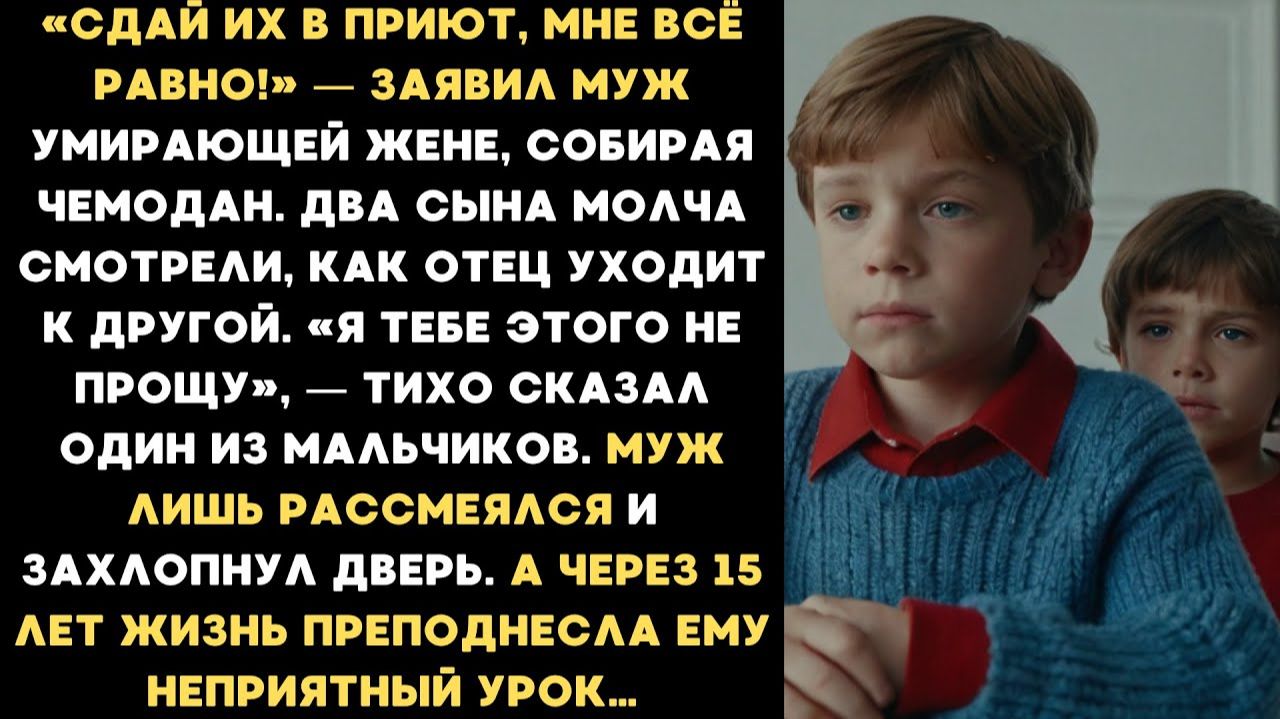 Истории из жизни| «Сдай их в приют, мне всё равно!» — заявил муж |Аудио рассказы|Жизненные истории смотреть онлайн