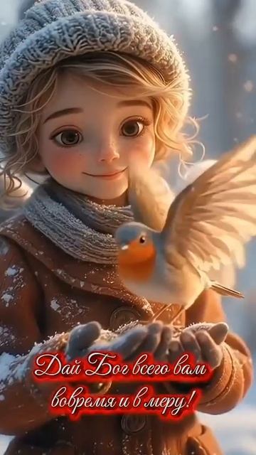 Дай Бог всего вам вовремя и в меру 🙏