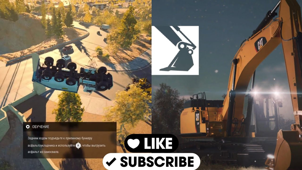 СЛОВИЛ БАГ И УЛЕТЕЛ В КОСМОС НА АСФАЛЬТОВОЗЕ!!! (Construction Simulator #4) смотреть онлайн