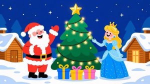 🎄 Волшебная ночь с Дедом Морозом и Принцессой! ✨