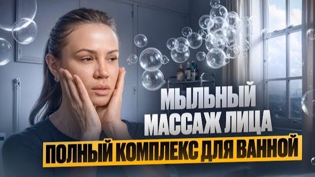 Мыльный массаж – сможет КАЖДАЯ – 3 минуты в день для красоты и молодости смотреть онлайн