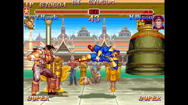 Super Street Fighter II Turbo (1994) [Arcade] All Endings смотреть онлайн