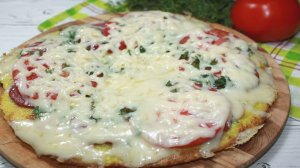 Необычная Пицца на Сковороде за 15 минут. Пицца из кабачка