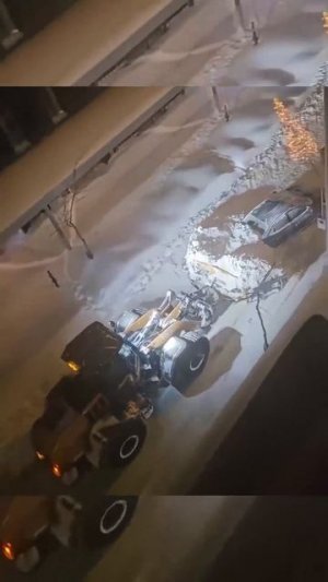 Снежная эвакуация.