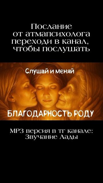 ПОБЛАГОДАРИ РОД И АКТИВИРУЙ БЛАГА