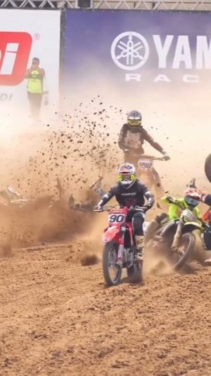Motocross crash