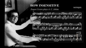 How Insensitive  piano cover полная версия