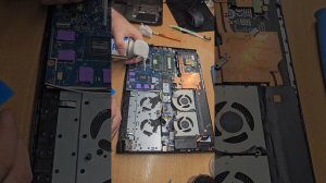 замена термопасты и термопрокладок Acer Nitrp 5