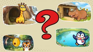 Про Животных - Кто Где Живёт - Развивающие Мультики для детей | Никитики