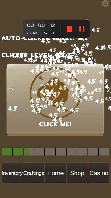 сколько я тыкаю в секунду: