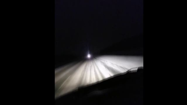 Отзыв: LED Лампы К7С в Фарах без Линз на Трассе Зимой смотреть онлайн