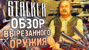 Обзор ВСЕГО ВЫРЕЗАННОГО ОРУЖИЯ S.T.A.L.K.E.R.:Тень Чернобыля|VANDELEY•ПЕРЕЗАЛИВ|