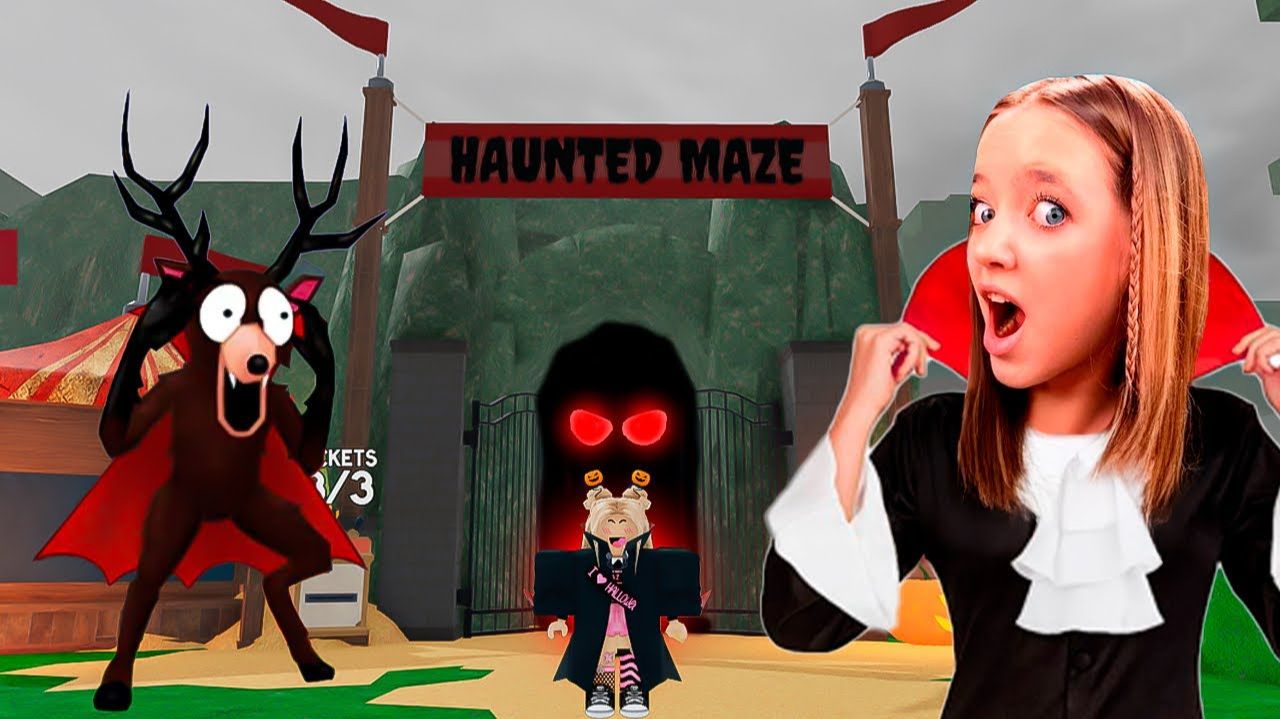 ПОПАЛА В ЗАКРЫТЫЙ ЛАБИРИНТ В 99 НОЧЕЙ В ЛЕСУ! КВИНКА СТАЛА ВАМПИРОМ НА ХЭЛЛОУИН! смотреть онлайн