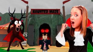 ПОПАЛА В ЗАКРЫТЫЙ ЛАБИРИНТ В 99 НОЧЕЙ В ЛЕСУ! КВИНКА СТАЛА ВАМПИРОМ НА ХЭЛЛОУИН!