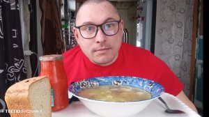 мукбанг/обжорыч/суп с фрикадельками/