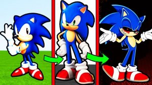 КАК МЕНЯЛСЯ СОНИК МОНСТР И ЕГО ЖИЗНЕННЫЙ ЦИКЛ В МАЙНКРАФТ ЭВОЛЮЦИЯ СОНИКА В MINECRAFT ~ SONIC MUTANT