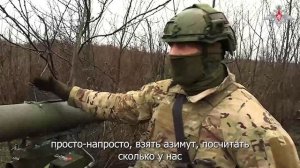 Боевая работа расчета ПТРК группировки войск «Восток»