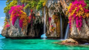 Райские сады. Расслабляющая мелодия, насладитесь прекрасными видами