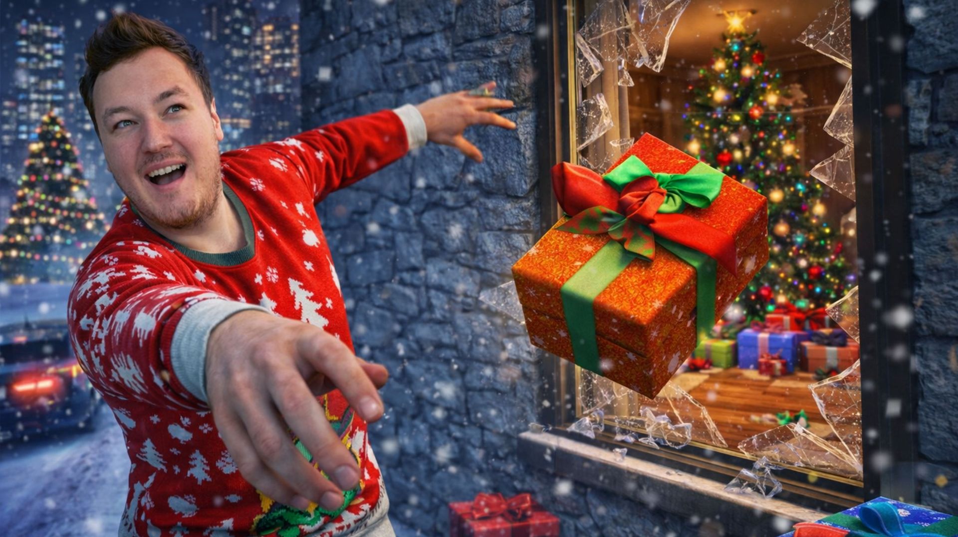 🔥 ВСЕ В ШОКЕ! 🎁 КИДАЮ ПОДАРКИ В ОКНА! НОВОГОДНИЙ ХАОС НА RMRP 😱 GTA 5 смотреть онлайн